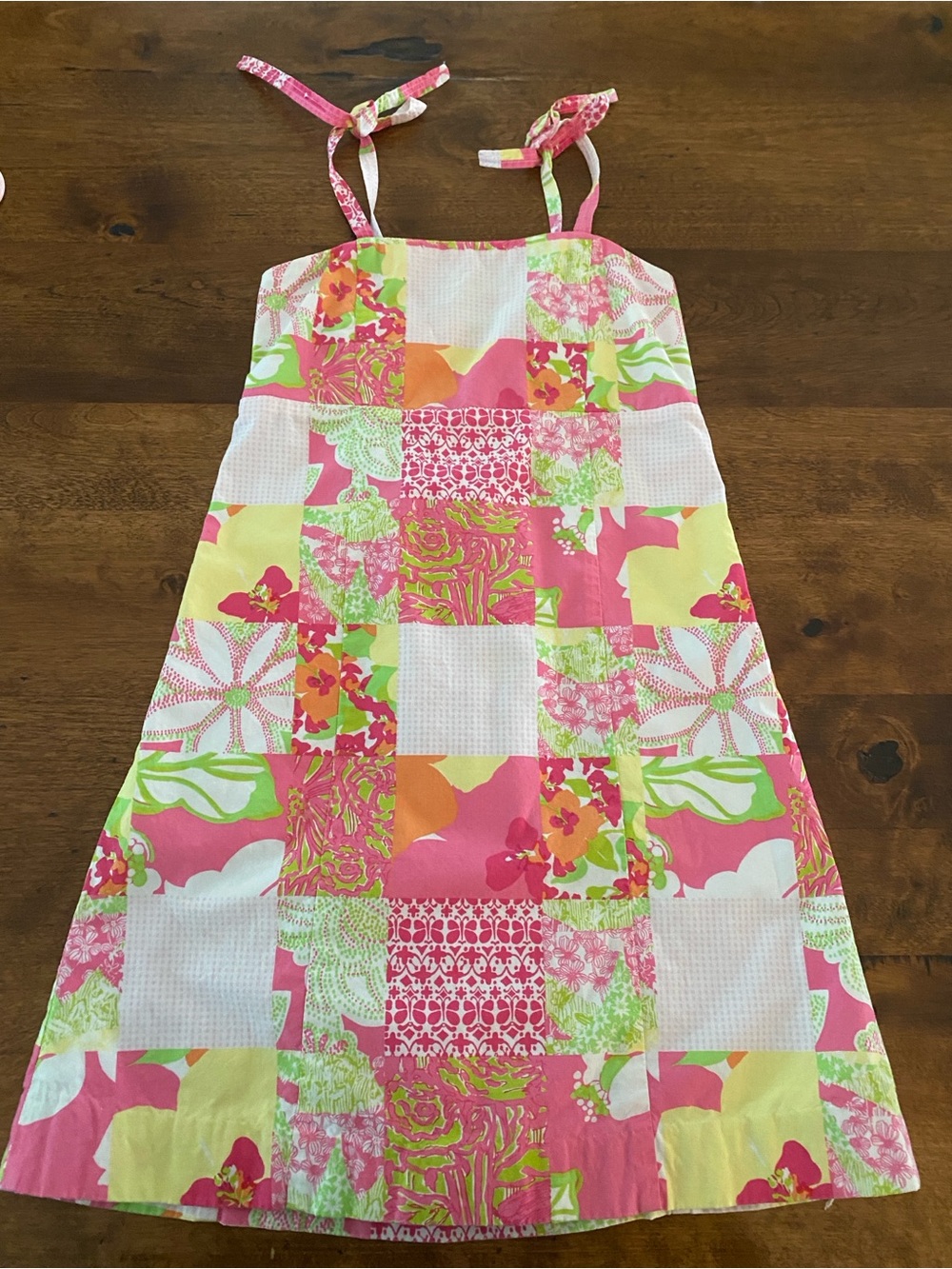 Lilly Pulitzer Pink, Yellow & Lime Floral Sundress